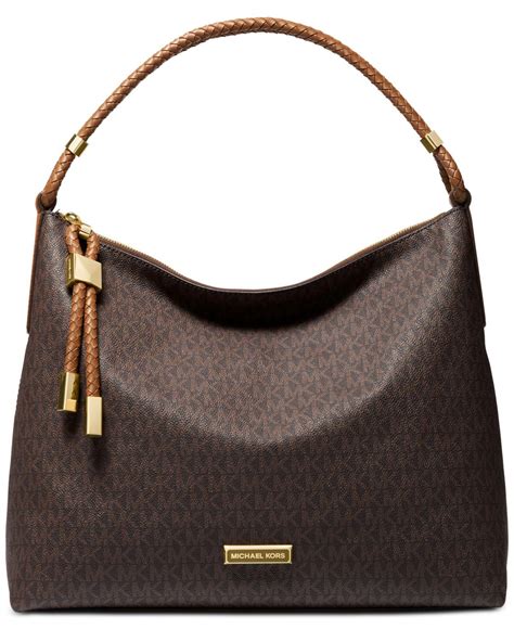 michael michael kors lexington signature shoulder bag|Lexington Large Logo Shoulder Bag .